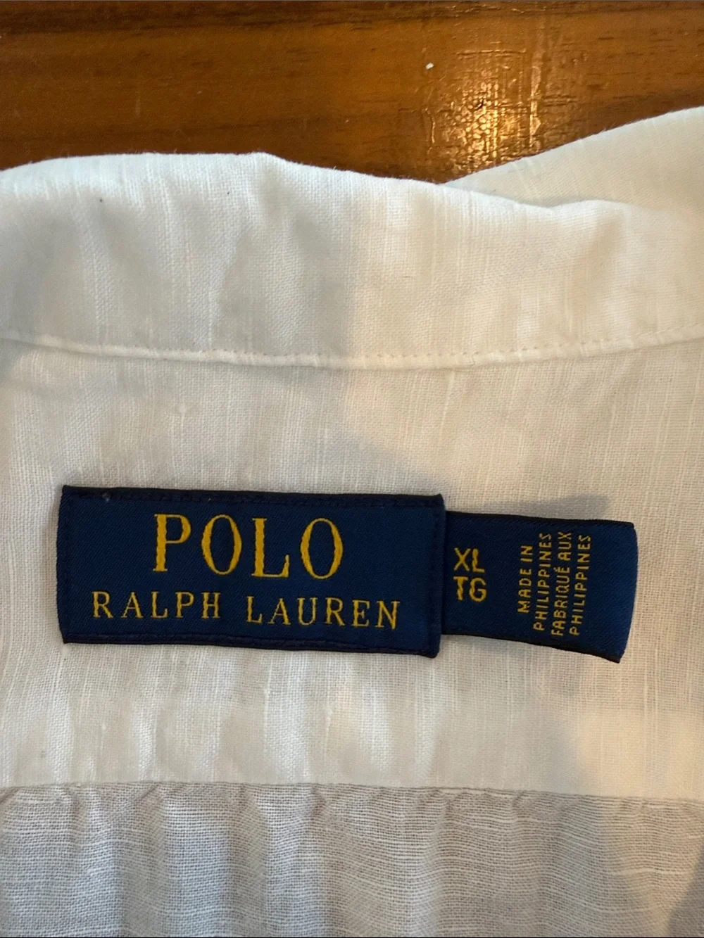 Polo Ralph Lauren Men’s Linen Camp Shirt  Pony Logo Size Large XL
